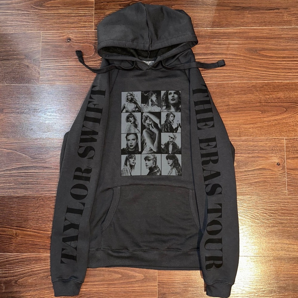 Taylor Swift Eras Tour Hoodie Charcoal